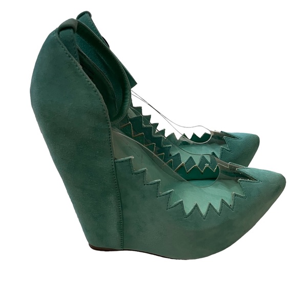 Jeffrey Campbell - Audrey Two Platform Wedge Heels - Picture 2 of 7